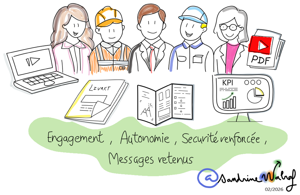 Engagement, autonomie, sécurité renforcée et messages retenus pour les équipes accompagnées par A'SSenTion.